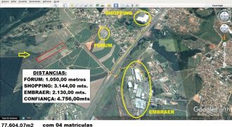 Área 77.604,07 m2 Próximo do FÓRUM Botucatu SP