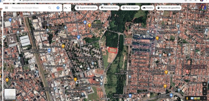 ÁREA 11.030,87 m2 BAURU Parque Água Comprida