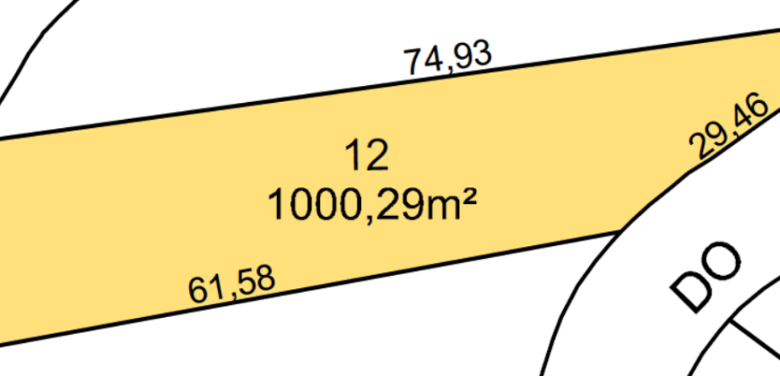 Veredas das Geraes – Lote 12 da quadra 03A (1.000,29m²)