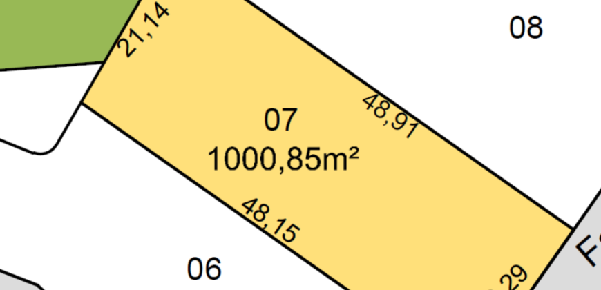 Veredas das Geraes – Lote 07 da quadra 03A (1.000,85m²)