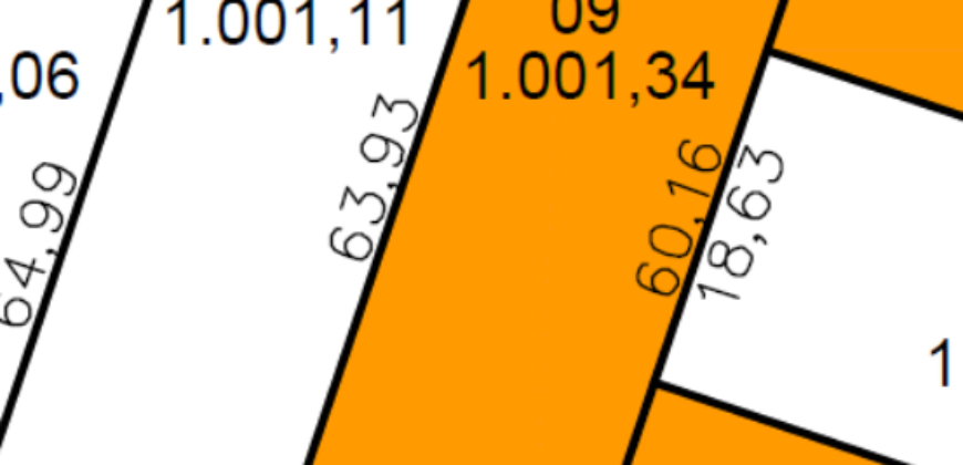 Canto da Mata – Lote 09 da quadra A (1.001,34m²)